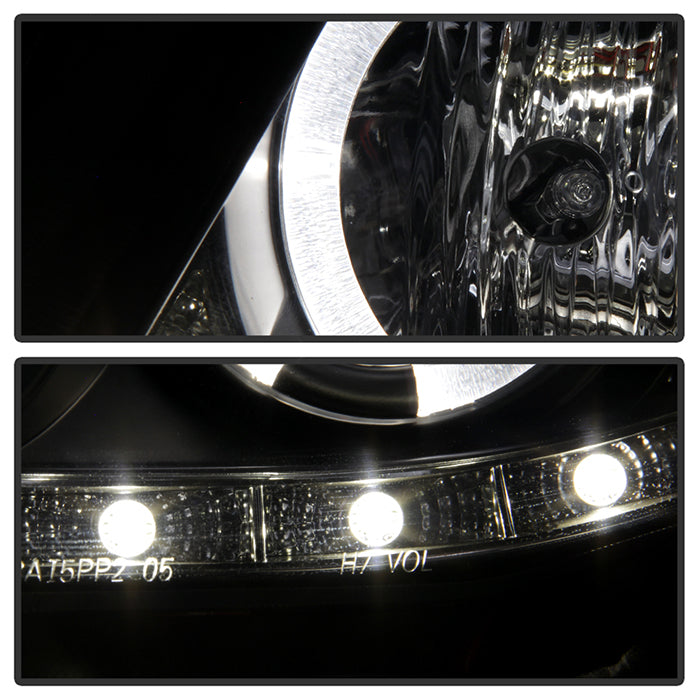 Spyder Toyota Corolla 09-10 Projector Headlights LED Halo DRL Blk High H1 Low H1 PRO-YD-TC09-DRL-BK 5032515
