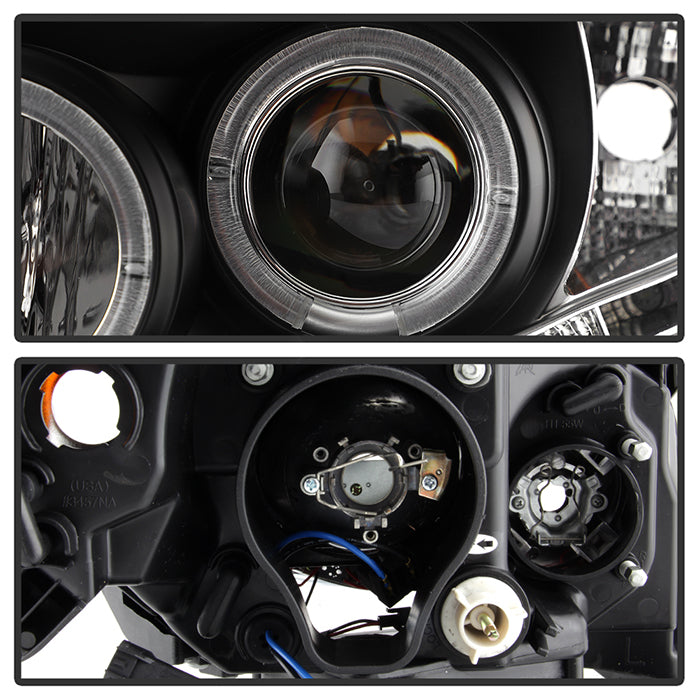 Spyder Toyota Corolla 09-10 Projector Headlights LED Halo DRL Blk High H1 Low H1 PRO-YD-TC09-DRL-BK 5032515