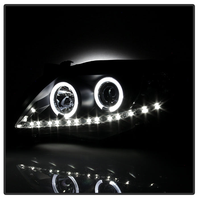 Spyder Toyota Corolla 09-10 Projector Headlights LED Halo DRL Blk High H1 Low H1 PRO-YD-TC09-DRL-BK 5032515