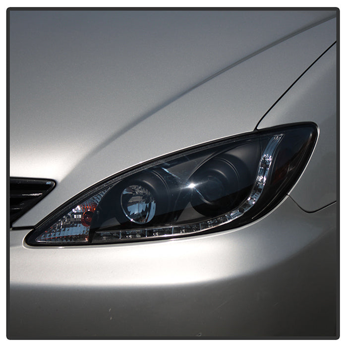 Spyder Toyota Camry 02-06 Projector Headlights DRL Black High H1 Low H1 PRO-YD-TCAM02-DRL-BK 5042798