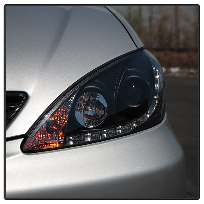 Spyder Toyota Camry 02-06 Projector Headlights DRL Black High H1 Low H1 PRO-YD-TCAM02-DRL-BK 5042798