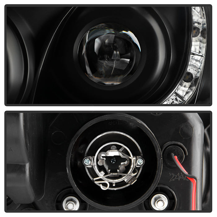 Spyder Toyota Camry 02-06 Projector Headlights DRL Black High H1 Low H1 PRO-YD-TCAM02-DRL-BK 5042798