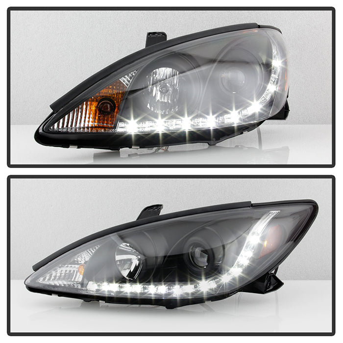 Spyder Toyota Camry 02-06 Projector Headlights DRL Black High H1 Low H1 PRO-YD-TCAM02-DRL-BK 5042798