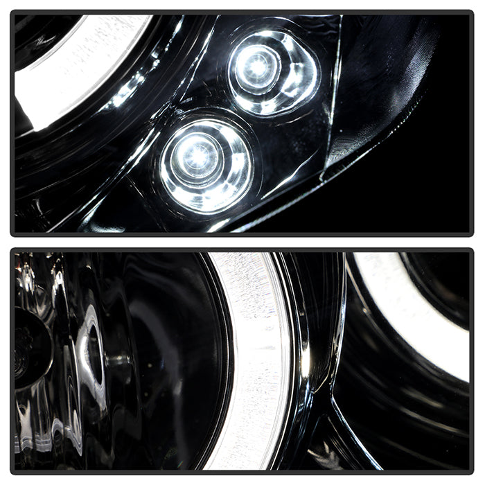 Spyder Toyota Camry 02-06 Projector Headlights LED Halo LED Smoke High H1 Low H1 PRO-YD-TCAM02-HL-SM 5064325