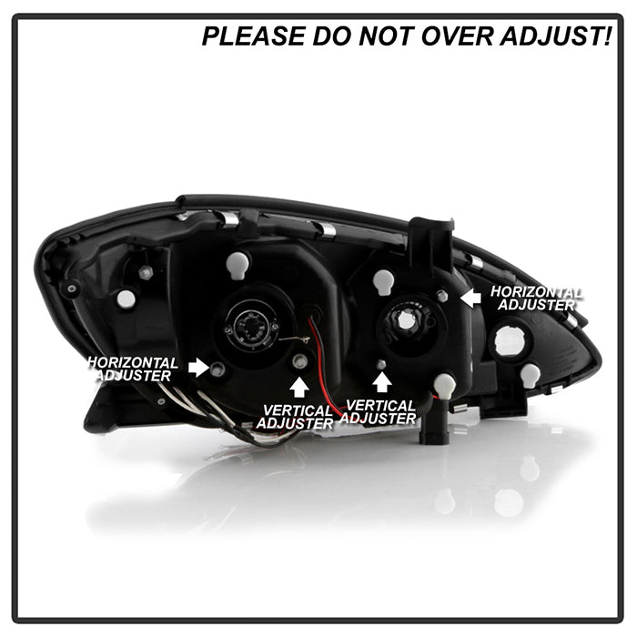 Spyder Toyota Camry 02-06 Projector Headlights LED Halo LED Smoke High H1 Low H1 PRO-YD-TCAM02-HL-SM 5064325