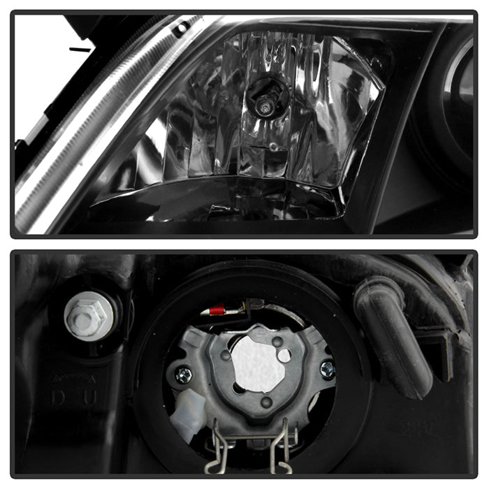 Spyder Toyota Camry 07-09 Projector Headlights DRL Black High H1 Low H7 PRO-YD-TCAM07-DRL-BK 5039422