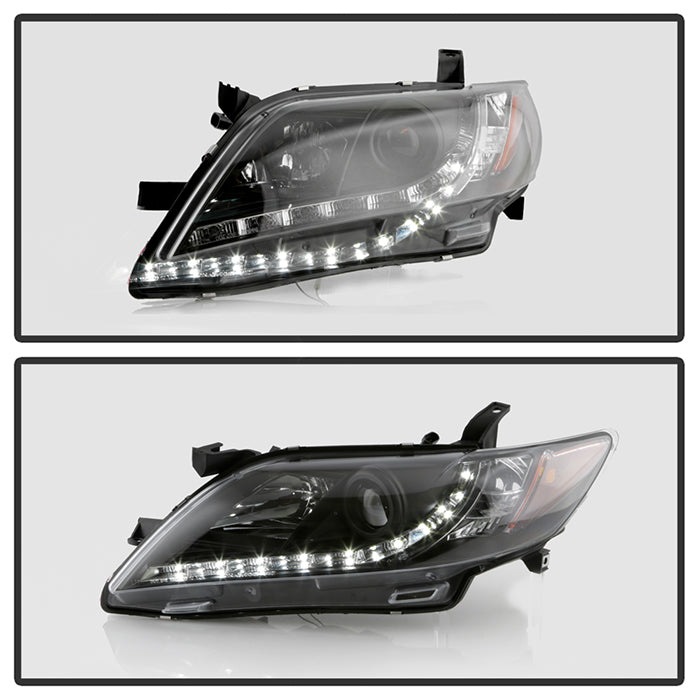 Spyder Toyota Camry 07-09 Projector Headlights DRL Black High H1 Low H7 PRO-YD-TCAM07-DRL-BK 5039422