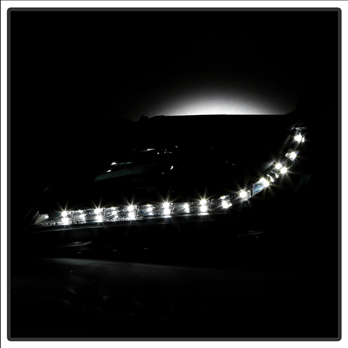 Spyder Toyota Camry 07-09 Projector Headlights DRL Black High H1 Low H7 PRO-YD-TCAM07-DRL-BK 5039422