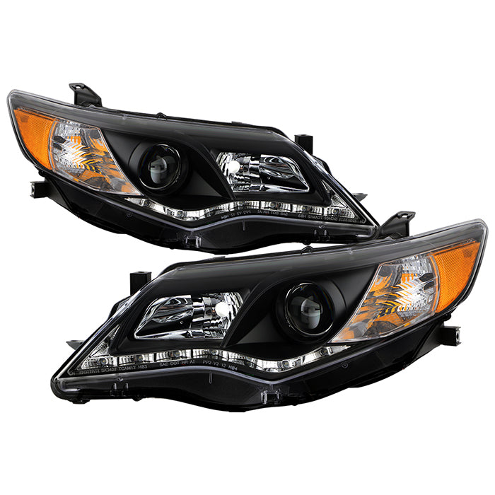Spyder Toyota Camry 12-14 Projector Headlights DRL Blk High 9005 (Not Included PRO-YD-TCAM12-DRL-BK 5072658