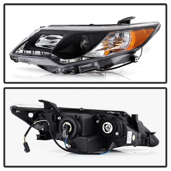 Spyder Toyota Camry 12-14 Projector Headlights DRL Blk High 9005 (Not Included PRO-YD-TCAM12-DRL-BK 5072658