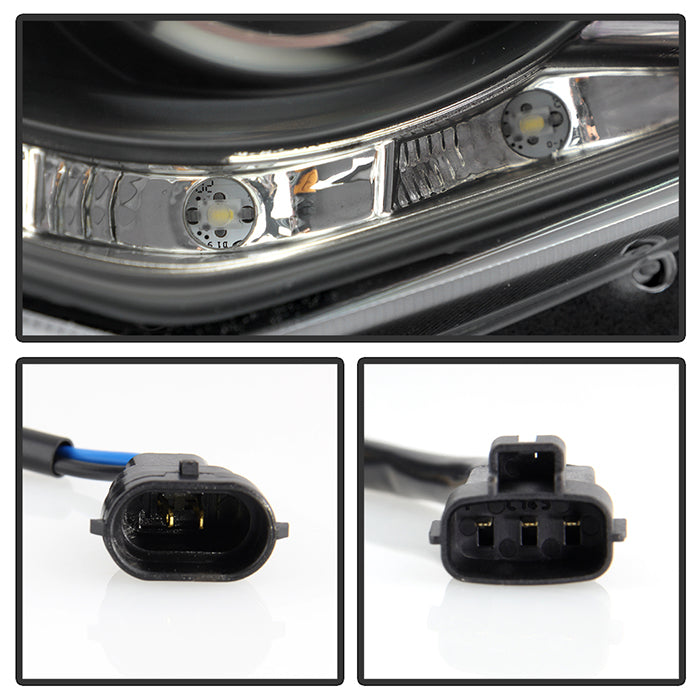 Spyder Toyota Camry 12-14 Projector Headlights DRL Blk High 9005 (Not Included PRO-YD-TCAM12-DRL-BK 5072658