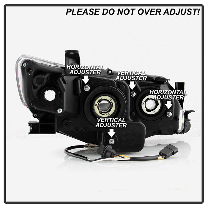 Spyder Toyota Camry 12-14 Projector Headlights DRL Blk High 9005 (Not Included PRO-YD-TCAM12-DRL-BK 5072658