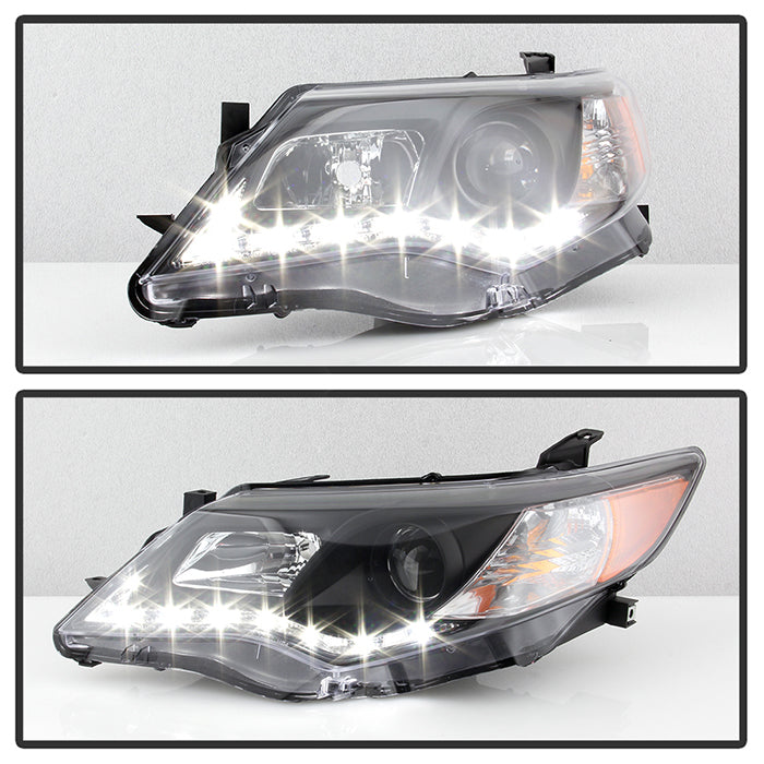 Spyder Toyota Camry 12-14 Projector Headlights DRL Blk High 9005 (Not Included PRO-YD-TCAM12-DRL-BK 5072658