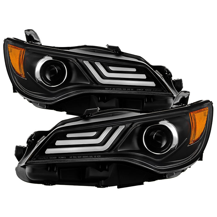 Spyder 15-17 Toyota Camry Projector Headlights - Black (PRO-YD-TCAM15-LB-BK) 5085382