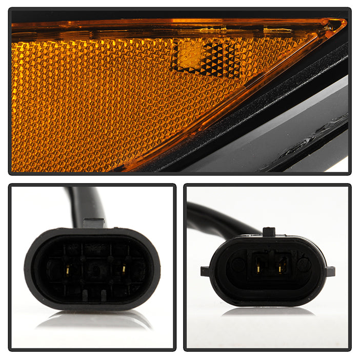 Spyder 15-17 Toyota Camry Projector Headlights - Black (PRO-YD-TCAM15-LB-BK) 5085382