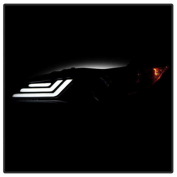 Spyder 15-17 Toyota Camry Projector Headlights - Black (PRO-YD-TCAM15-LB-BK) 5085382