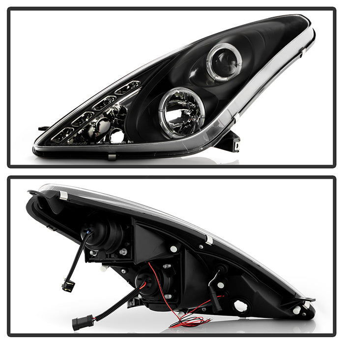 Spyder Toyota Celica 00-05 Projector Headlights LED Halo DRL Blk High H1 Low H1 PRO-YD-TCEL00-LED-BK 5011848
