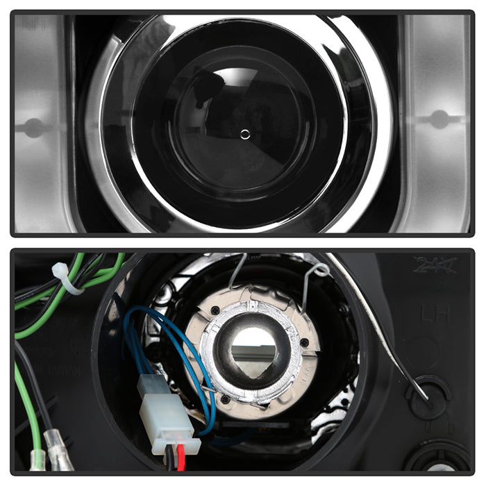 Spyder Toyota FJ Cruiser 07-14 Projector Halogen Model- 3D DRL LED Blk PRO-YD-TFJ07-3DDRL-BK 5075314