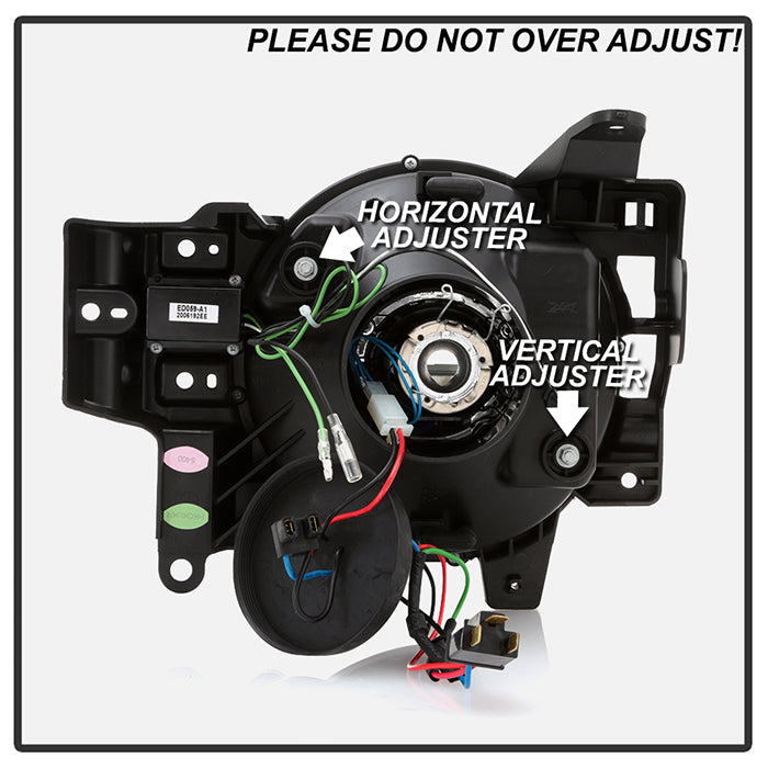 Spyder Toyota FJ Cruiser 07-14 Projector Halogen Model- 3D DRL LED Blk PRO-YD-TFJ07-3DDRL-BK 5075314