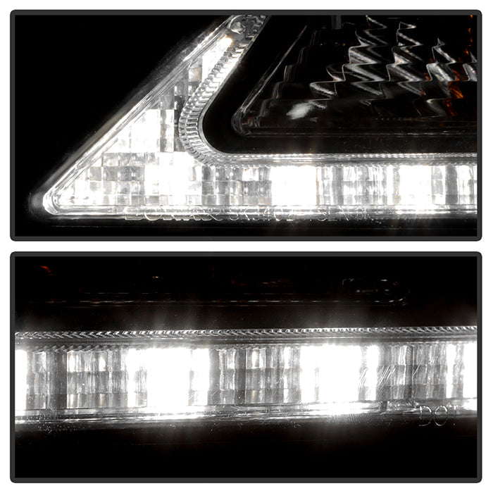 Spyder 2015-2017 Toyota Sienna Projector Headlights - DRL LED - Black PRO-YD-TSEN15-DRL-BK 5084002