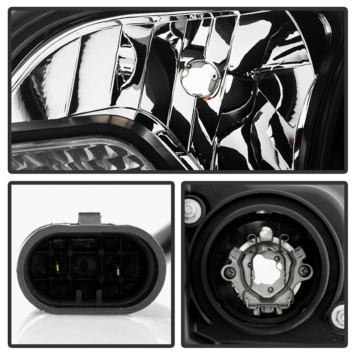 Spyder 2015-2017 Toyota Sienna Projector Headlights - DRL LED - Black PRO-YD-TSEN15-DRL-BK 5084002