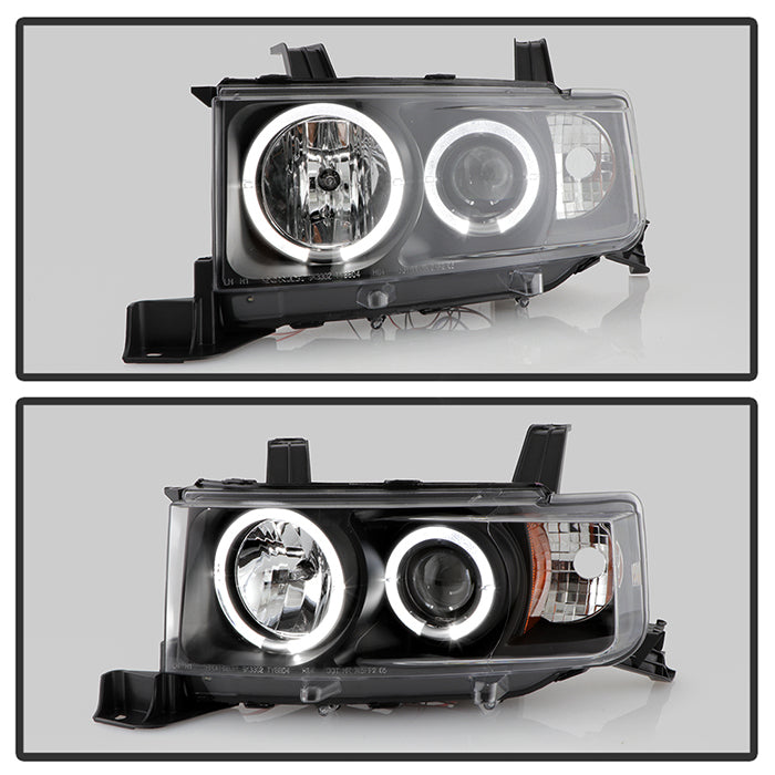 Spyder Scion XB 03-07 Projector Headlights LED Halo Black High H1 Low 9006 PRO-YD-TSXB03-HL-BK 5011893