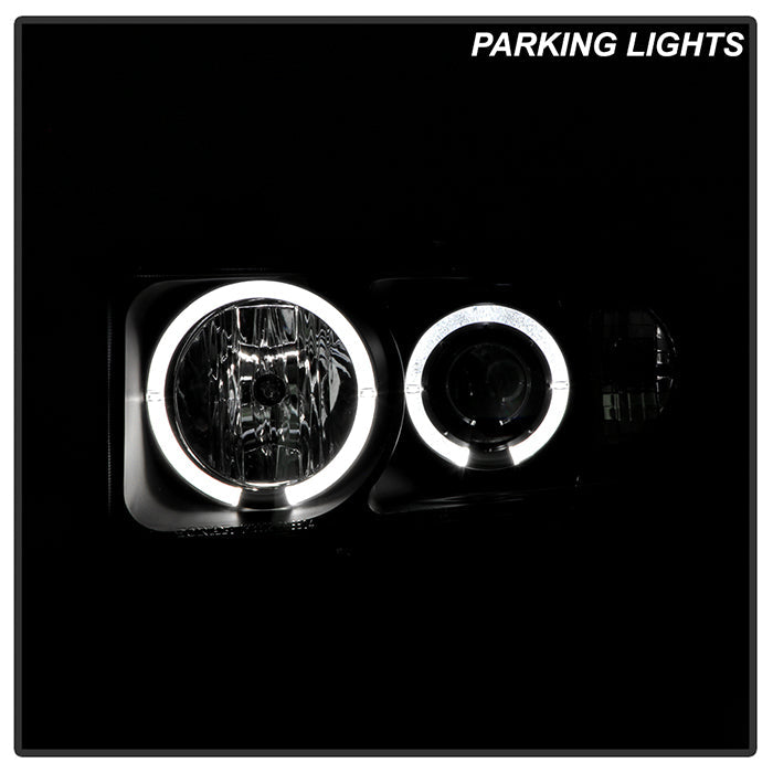 Spyder Scion XB 03-07 Projector Headlights LED Halo Black High H1 Low 9006 PRO-YD-TSXB03-HL-BK 5011893
