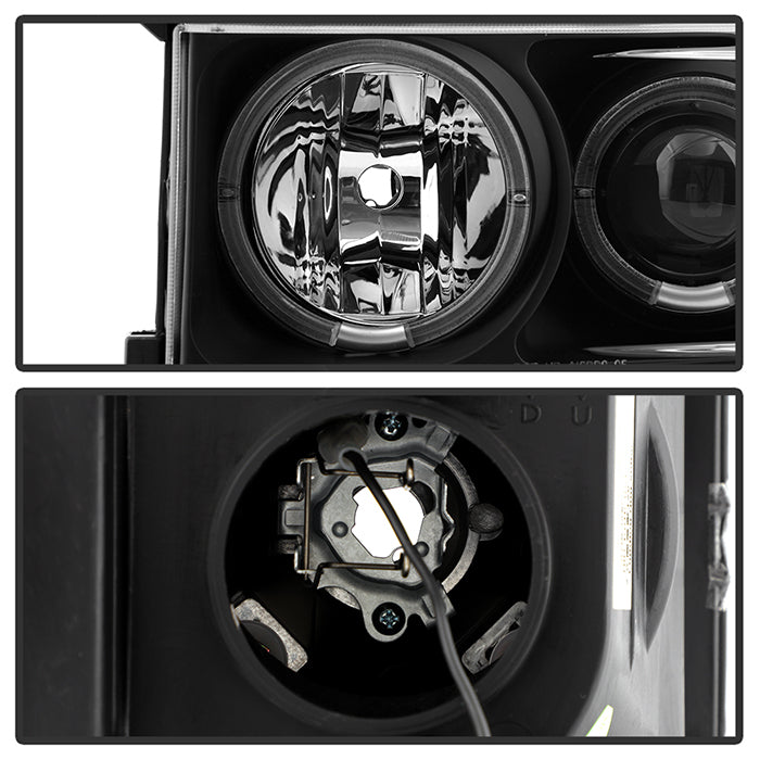 Spyder Scion XB 03-07 Projector Headlights LED Halo Black High H1 Low 9006 PRO-YD-TSXB03-HL-BK 5011893