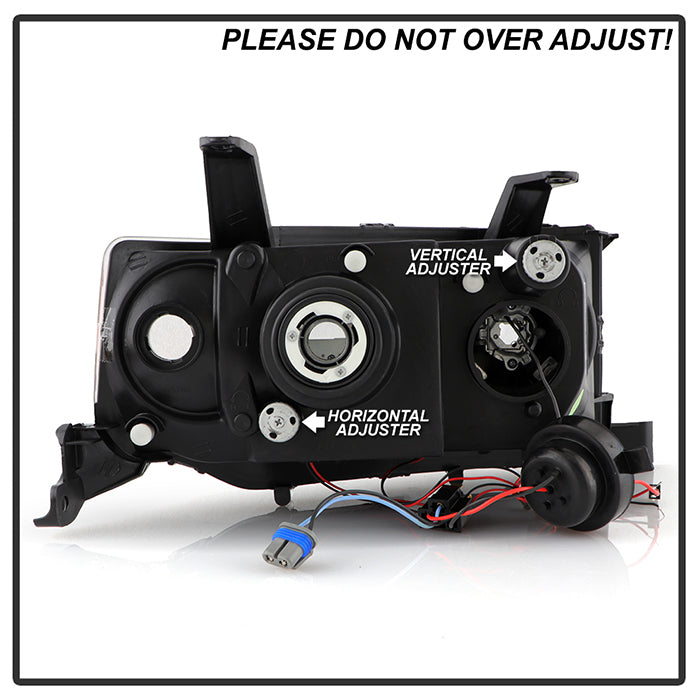Spyder Scion XB 03-07 Projector Headlights LED Halo Black High H1 Low 9006 PRO-YD-TSXB03-HL-BK 5011893