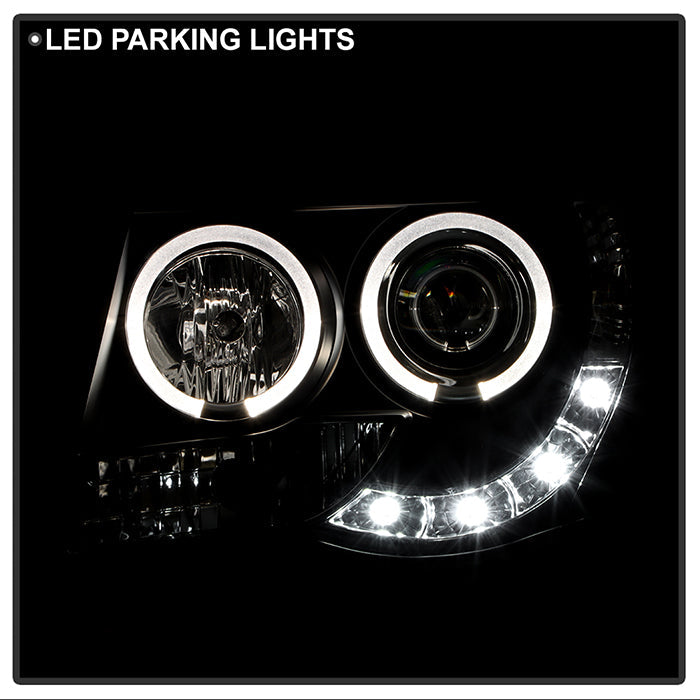 Spyder Toyota Tacoma 05-11 Projector Headlights LED Halo LED Black High H1 Low H1 PRO-YD-TT05-HL-BK 5011916