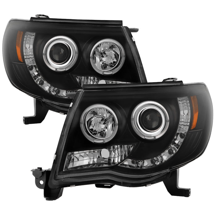 Spyder Toyota Tacoma 05-11 Projector Headlights LED Halo LED Blk Smke PRO-YD-TT05-HL-BSM 5078650