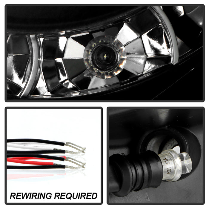 Spyder Toyota Tacoma 05-11 Projector Headlights LED Halo LED Blk Smke PRO-YD-TT05-HL-BSM 5078650
