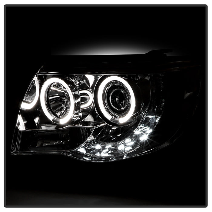 Spyder Toyota Tacoma 05-11 Projector Headlights LED Halo LED Chrome High H1 Low H1 PRO-YD-TT05-HL-C 5011923