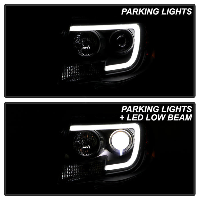 Spyder Toyota Tacoma 05-11 V2 High-Power LED Headlights - Black PRO-YD-TT05PL-BK 5088185