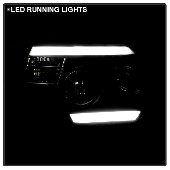 Spyder Toyota Tacoma 12-15 Projector Headlights Light Bar DRL Black PRO-YD-TT12-LBDRL-BK 5081711