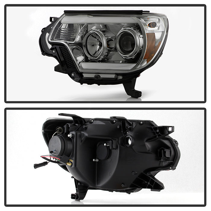 Spyder Toyota Tacoma 12-16 Projector Headlights Light Bar DRL Smoke PRO-YD-TT12-LBDRL-SM 5081728