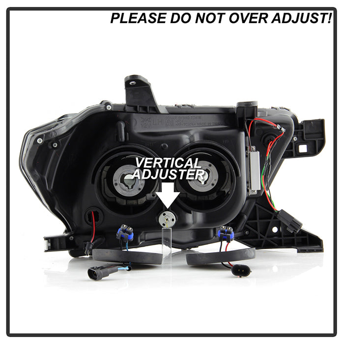 Spyder Toyota Tacoma 16-18 (SR5 Model Only) Projector Headlights Black Smoke PRO-YD-TT16-LB-BSM 5087546