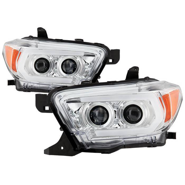 Spyder Signature Toyota Tacoma 16-18 (SR5 Model) Projector Headlights- Chrome (PRO-YD-TT16-LB-C) 5085825