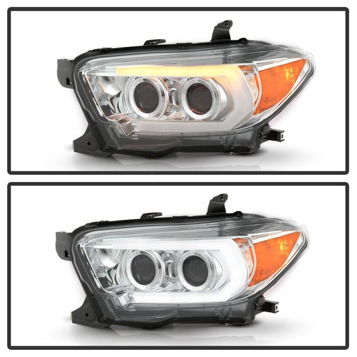 Spyder Signature Toyota Tacoma 16-18 (SR5 Model) Projector Headlights- Chrome (PRO-YD-TT16-LB-C) 5085825