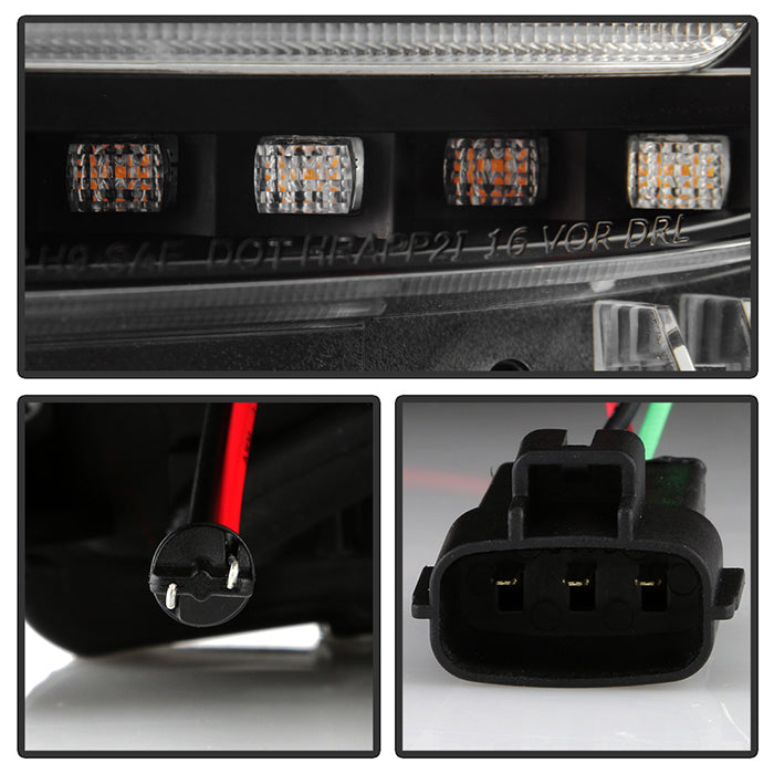 Spyder 16-20 Toyota Tacoma Halogen Model Only High-Power LED Headlights - Black PRO-YD-TT16HALAP-BK 5088376