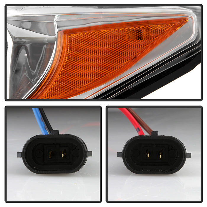 Spyder 16-20 Toyota Tacoma Halogen Model Only High-Power LED Headlights - Chrome PRO-YD-TT16HALAP-C 5088369