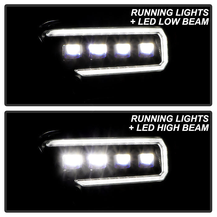 Spyder 16-20 Toyota Tacoma LED Model Only High-Power LED Headlights - Black PRO-YD-TT16LEDAP-BK 5088390