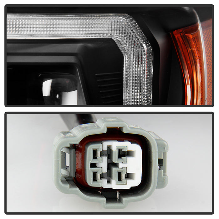 Spyder 16-20 Toyota Tacoma LED Model Only High-Power LED Headlights - Black PRO-YD-TT16LEDAP-BK 5088390