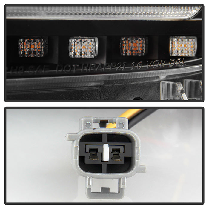 Spyder 16-20 Toyota Tacoma LED Model Only High-Power LED Headlights - Black PRO-YD-TT16LEDAP-BK 5088390