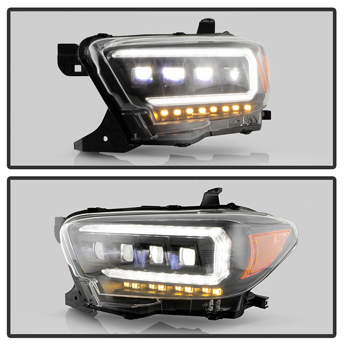 Spyder 16-20 Toyota Tacoma LED Model Only High-Power LED Headlights - Black PRO-YD-TT16LEDAP-BK 5088390