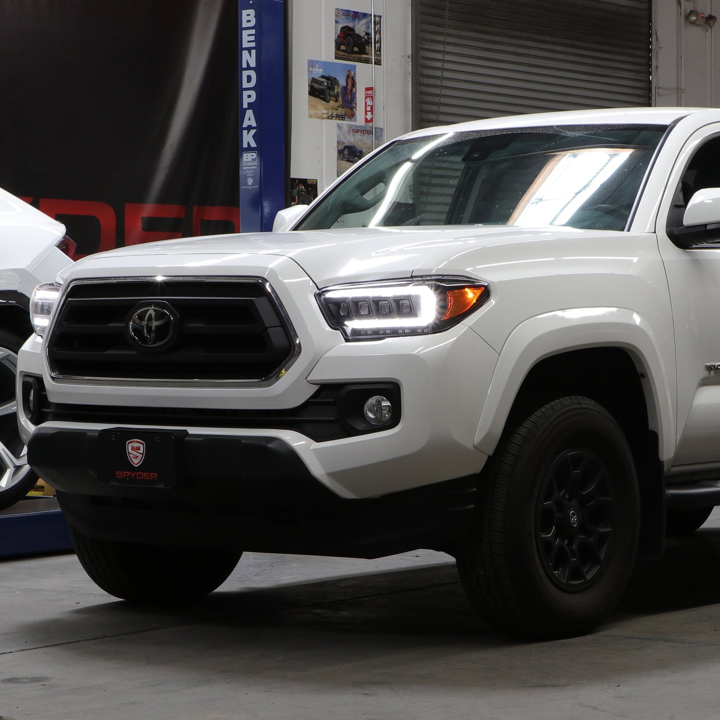 Spyder 16-20 Toyota Tacoma LED Model Only High-Power LED Headlights - Black PRO-YD-TT16LEDAP-BK 5088390
