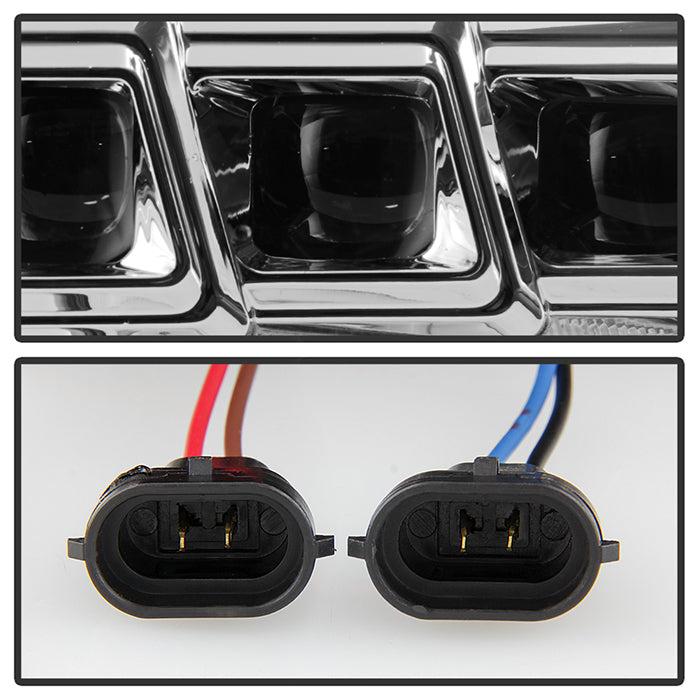 Spyder 16-20 Toyota Tacoma LED Model Only High-Power LED Headlights - Chrome PRO-YD-TT16LEDAP-C 5088383