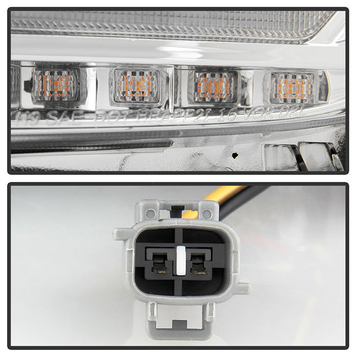 Spyder 16-20 Toyota Tacoma LED Model Only High-Power LED Headlights - Chrome PRO-YD-TT16LEDAP-C 5088383
