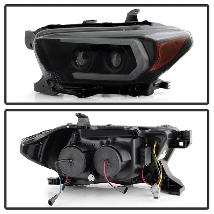 Spyder Toyota Tacoma 16-18 (TRD Model Only) Projector Headlights Black Smoke PRO-YD-TT16V1-SEQ-BSM 5087553