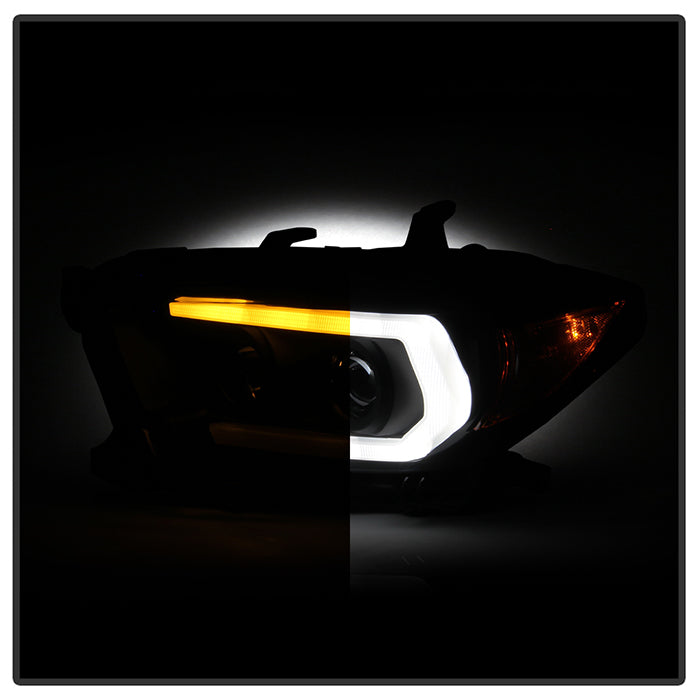 Spyder Toyota Tacoma 16-18 (TRD Model Only) Projector Headlights Black Smoke PRO-YD-TT16V1-SEQ-BSM 5087553